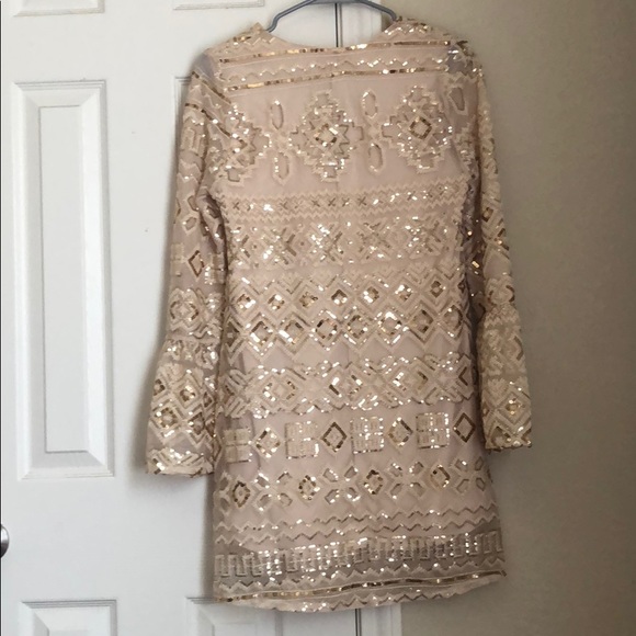 Gold sequin dress - Picture 2 of 3